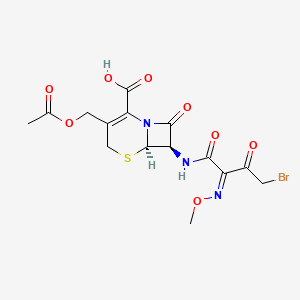 molecular formula C15H16BrN3O8S B3156658 C4SGS4H4HM CAS No. 83305-12-8