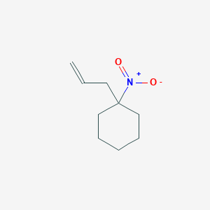 molecular formula C9H15NO2 B3156660 1-Allyl-1-nitrocyclohexane CAS No. 83307-64-6