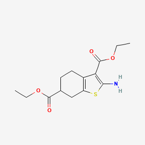 2-Amino-4,5,6,7-tetrahydro-benzo[b]thiophene-3,6-dicarboxylic acid diethyl ester