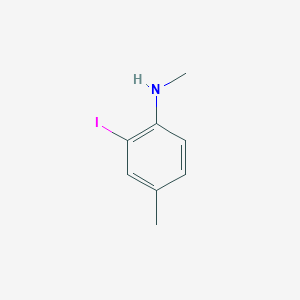 molecular formula C8H10IN B3156766 2-Iodo-N,4-dimethylaniline CAS No. 835872-99-6