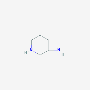 molecular formula C6H12N2 B3156797 3,8-Diazabicyclo[4.2.0]octane CAS No. 83693-76-9