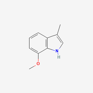 molecular formula C10H11NO B3156798 7-methoxy-3-methyl-1H-indole CAS No. 83696-96-2