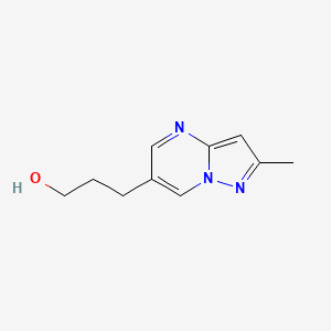 3-(2-Methylpyrazolo[1,5-a]pyrimidin-6-yl)propan-1-ol