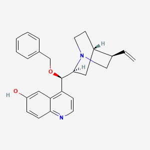 molecular formula C26H28N2O2 B3156838 (8alpha,9R)-9-(phenylMethoxy)-Cinchonan-6'-ol CAS No. 838821-39-9