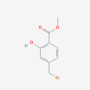 molecular formula C9H9BrO3 B3156851 Methyl 4-(bromomethyl)-2-hydroxybenzoate CAS No. 83908-06-9