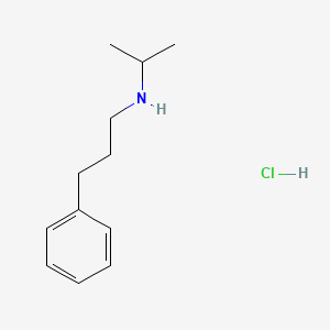 molecular formula C12H20ClN B3156866 N-Isopropyl-3-phenyl-1-propanamine hydrochloride CAS No. 83979-37-7