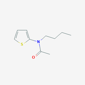molecular formula C10H15NOS B3156886 N-Butyl-N-(thiophen-2-yl)acetamide CAS No. 840464-62-2