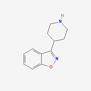 molecular formula C12H14N2O B3156928 3-(哌啶-4-基)苯并[d]异恶唑 CAS No. 84163-68-8