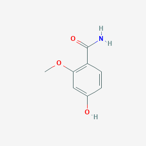 molecular formula C8H9NO3 B3156943 4-Hydroxy-2-methoxybenzamide CAS No. 84224-28-2
