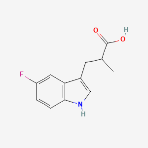 3-(5-fluoro-1H-indol-3-yl)-2-methylpropanoic acid