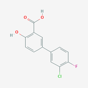 3'-Chloro-4'-fluoro-4-hydroxy-biphenyl-3-carboxylic acid