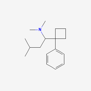 Cyclobutanemethanamine, N,N-dimethyl-alpha-(2-methylpropyl)-1-phenyl-