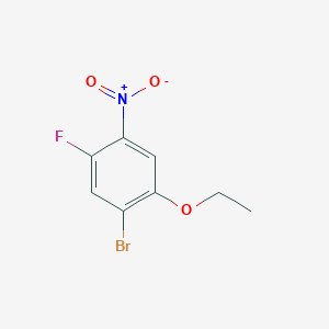 B3157043 1-Bromo-2-ethoxy-5-fluoro-4-nitrobenzene CAS No. 84478-79-5