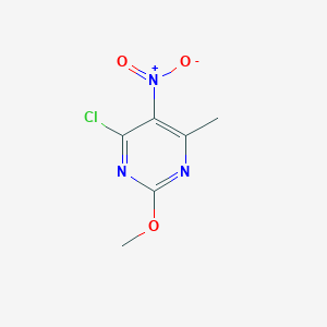 4-Chloro-2-methoxy-6-methyl-5-nitropyrimidine