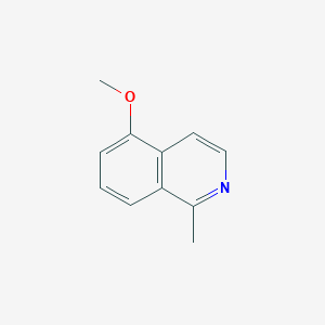 molecular formula C11H11NO B3157166 5-Methoxy-1-methylisoquinoline CAS No. 84689-37-2