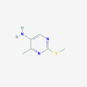 4-Methyl-2-(methylthio)pyrimidin-5-amine