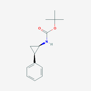 tert-butyl N-[(1R,2R)-rel-2-phenylcyclopropyl]carbamate
