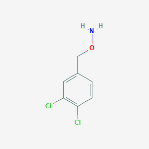 molecular formula C7H7Cl2NO B3157231 o-(3,4-dichlorobenzyl)hydroxylamine CAS No. 84772-12-3