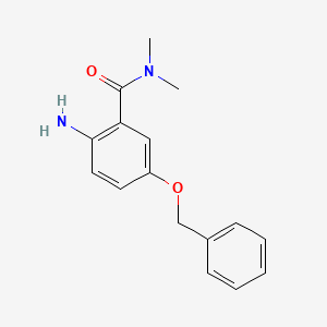2-Amino-5-benzyloxy-N,N-dimethylbenzamide