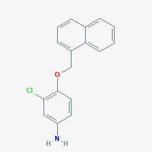 3-Chloro-4-(1-naphthylmethoxy)aniline