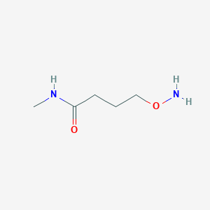 molecular formula C5H12N2O2 B3157375 4-(aminooxy)-N-methylbutanamide CAS No. 848852-53-9