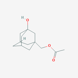 molecular formula C13H20O3 B3157435 (3-Hydroxyadamantan-1-yl)methyl acetate CAS No. 84938-44-3