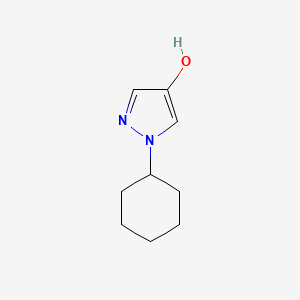 molecular formula C9H14N2O B3157522 1-cyclohexyl-1H-pyrazol-4-ol CAS No. 84996-35-0