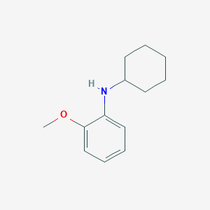 molecular formula C13H19NO B3157620 N-cyclohexyl-2-methoxyaniline CAS No. 850570-34-2