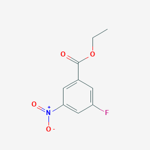 molecular formula C9H8FNO4 B3157627 Ethyl 3-fluoro-5-nitrobenzoate CAS No. 850807-07-7