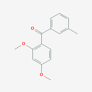 (2,4-Dimethoxyphenyl)(m-tolyl)methanone