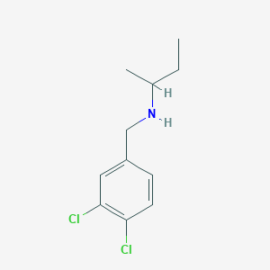 (Butan-2-yl)[(3,4-dichlorophenyl)methyl]amine