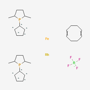 1,1-Bis((2R,5R)-2,5-dimethylphospholano)ferrocene(cyclooctadiene)rhodium(I)