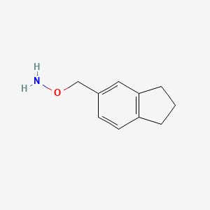 molecular formula C10H13NO B3157976 O-((2,3-dihydro-1H-inden-5-yl)methyl)hydroxylamine CAS No. 854383-10-1