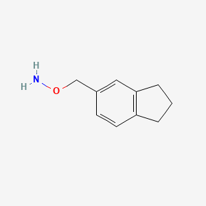 O-((2,3-dihydro-1H-inden-5-yl)methyl)hydroxylamine