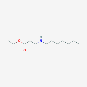 Ethyl 3-(heptylamino)propanoate