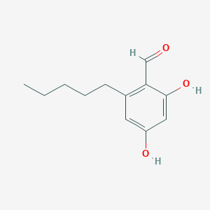 2,4-Dihydroxy-6-pentylbenzaldehyde