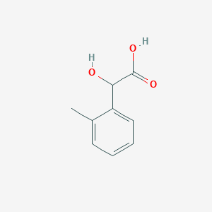molecular formula C9H10O3 B3158144 Hydroxy-o-tolyl-acetic acid CAS No. 85589-35-1