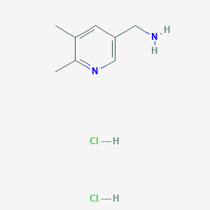 [(5,6-Dimethyl-3-pyridinyl)methyl]amine dihydrochloride