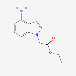 Ethyl 2-(4-aminoindol-1-yl)acetate