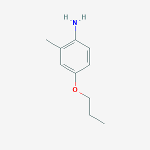 molecular formula C10H15NO B3158307 2-Methyl-4-propoxyaniline CAS No. 857007-46-6