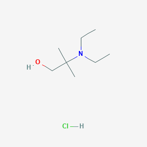 molecular formula C8H20ClNO B3158331 2-(Diethylamino)-2-methylpropan-1-ol hydrochloride CAS No. 857193-16-9