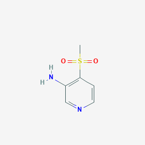 molecular formula C6H8N2O2S B3158340 4-(Methylsulfonyl)pyridin-3-amine CAS No. 857220-38-3