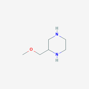 molecular formula C6H14N2O B3158458 2-(Methoxymethyl)piperazine CAS No. 85817-29-4