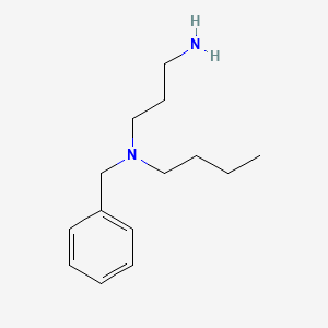 molecular formula C14H24N2 B3158578 N-Benzyl-N-butylpropane-1,3-diamine CAS No. 859051-68-6