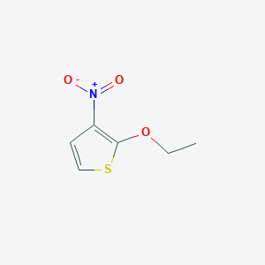 molecular formula C6H7NO3S B3158620 2-Ethoxy-3-nitrothiophene CAS No. 859492-27-6