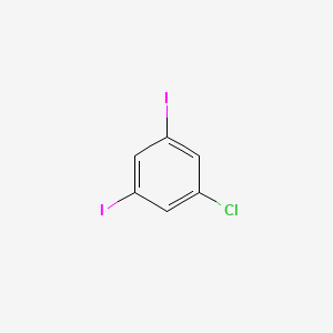 molecular formula C6H3ClI2 B3158716 1-Chloro-3,5-diiodobenzene CAS No. 860603-46-9