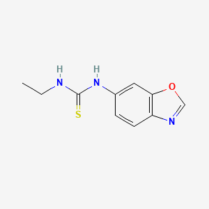 molecular formula C10H11N3OS B3159021 1-(1,3-Benzoxazol-6-yl)-3-ethylthiourea CAS No. 860785-11-1