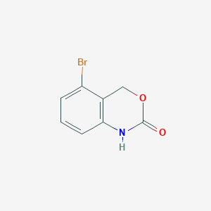 molecular formula C8H6BrNO2 B3159140 5-Bromo-1H-benzo[d][1,3]oxazin-2(4H)-one CAS No. 861106-93-6