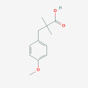molecular formula C12H16O3 B031593 3-(4-Methoxyphenyl)-2,2-dimethylpropanoic acid CAS No. 29206-06-2