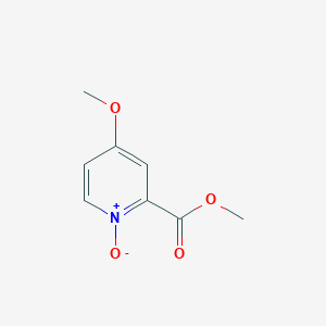 molecular formula C8H9NO4 B3159487 Methyl 4-methoxypyridine-2-carboxylate 1-oxide CAS No. 86251-47-0